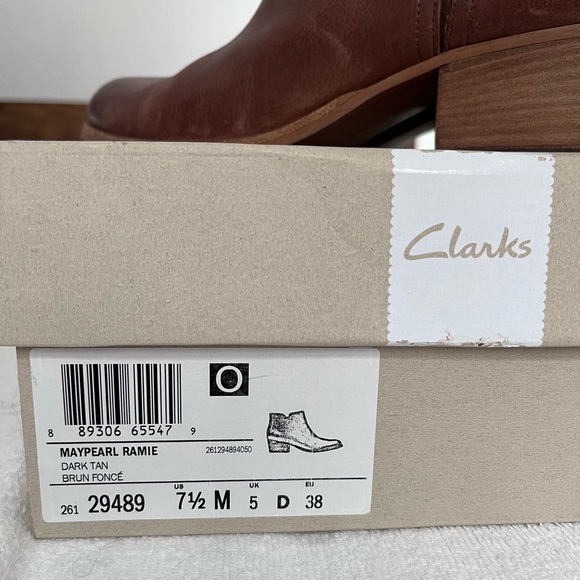Clarks Maypearl Ramie ankle boot-size 7.5 - Picture 2 of 9